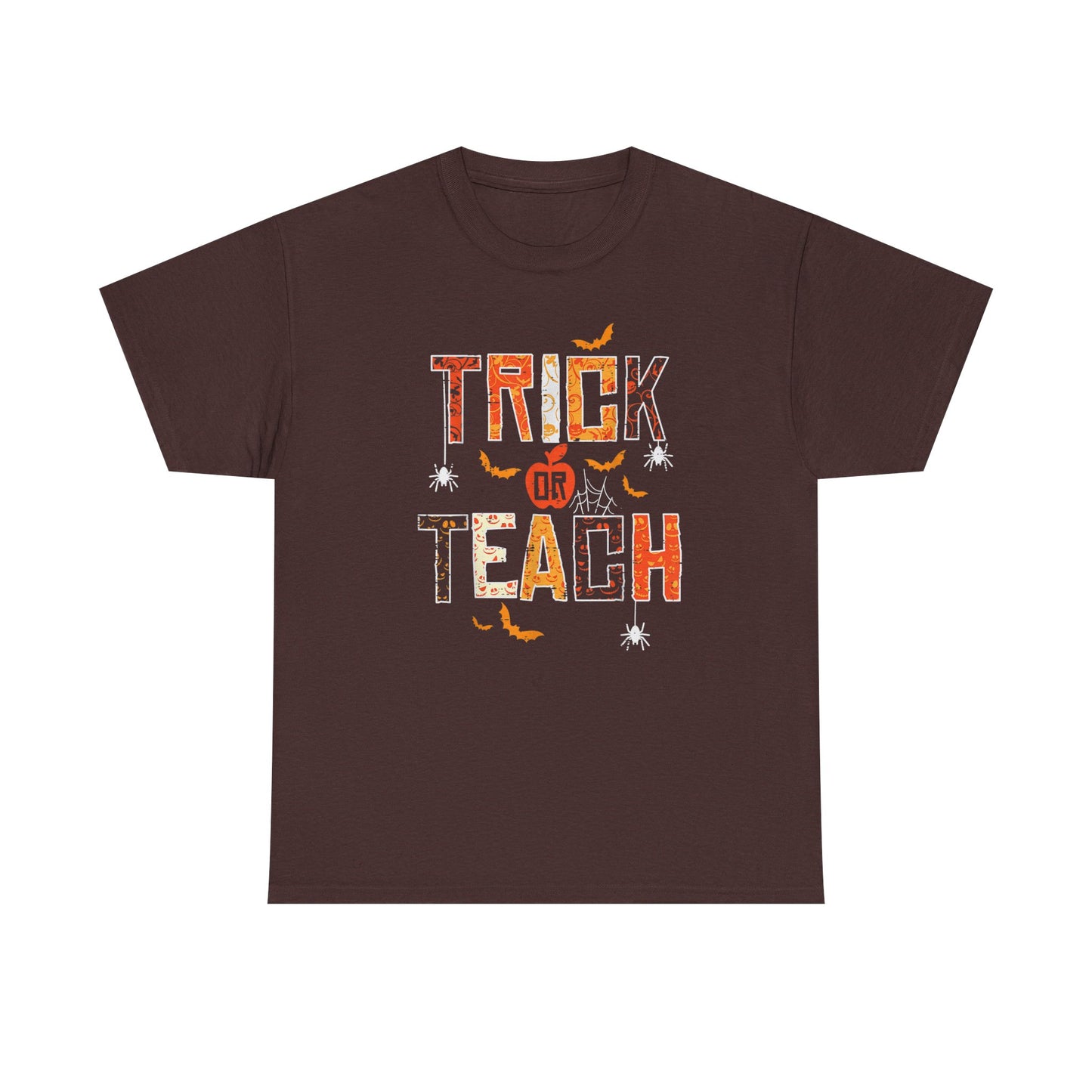 Personalized Halloween Tee - Trick or Teach, Unisex Cotton