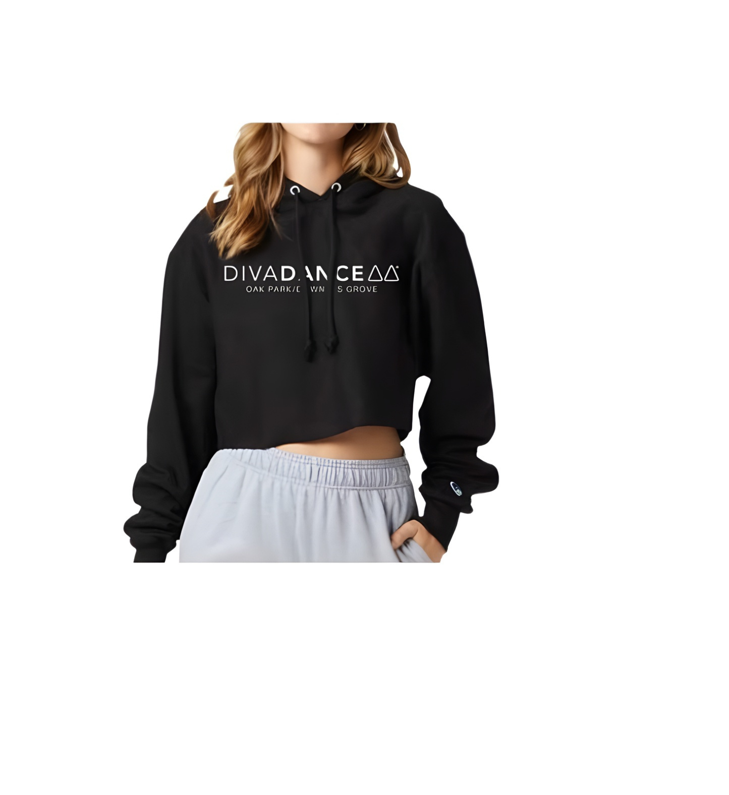DivaDance Cropped Hooded Sweatshirt