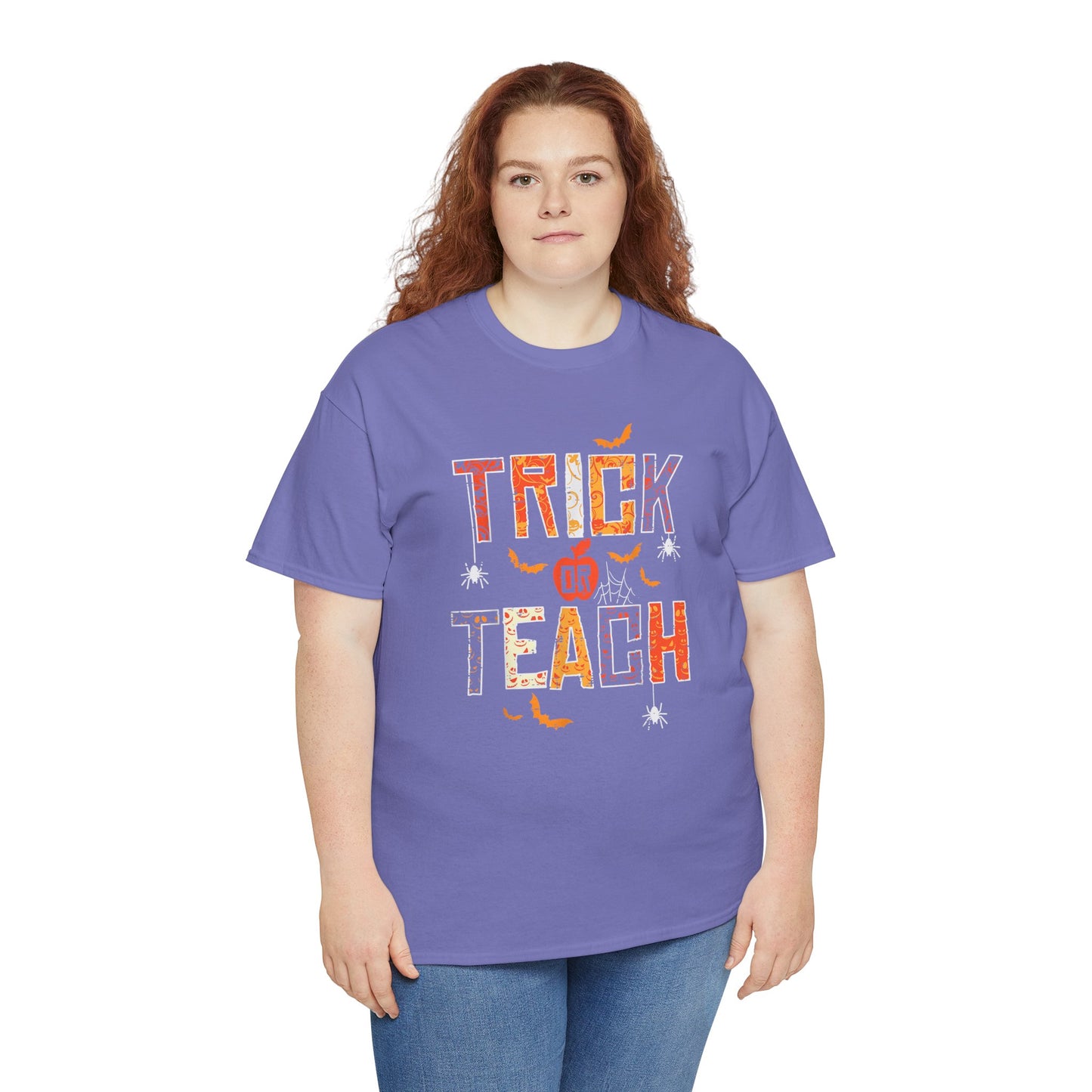 Personalized Halloween Tee - Trick or Teach, Unisex Cotton