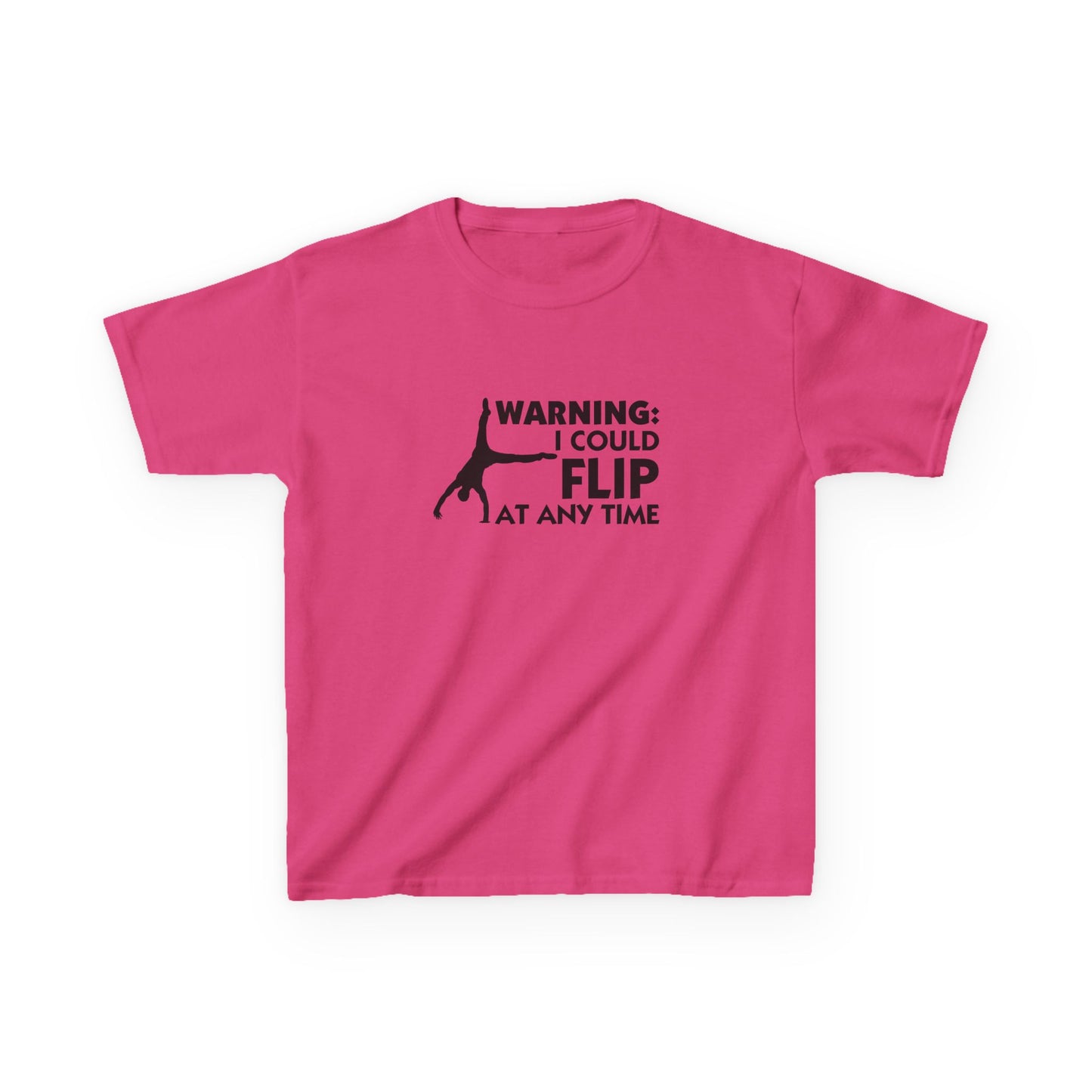 Gymnastics Warning: I Could Flip Kids Tee