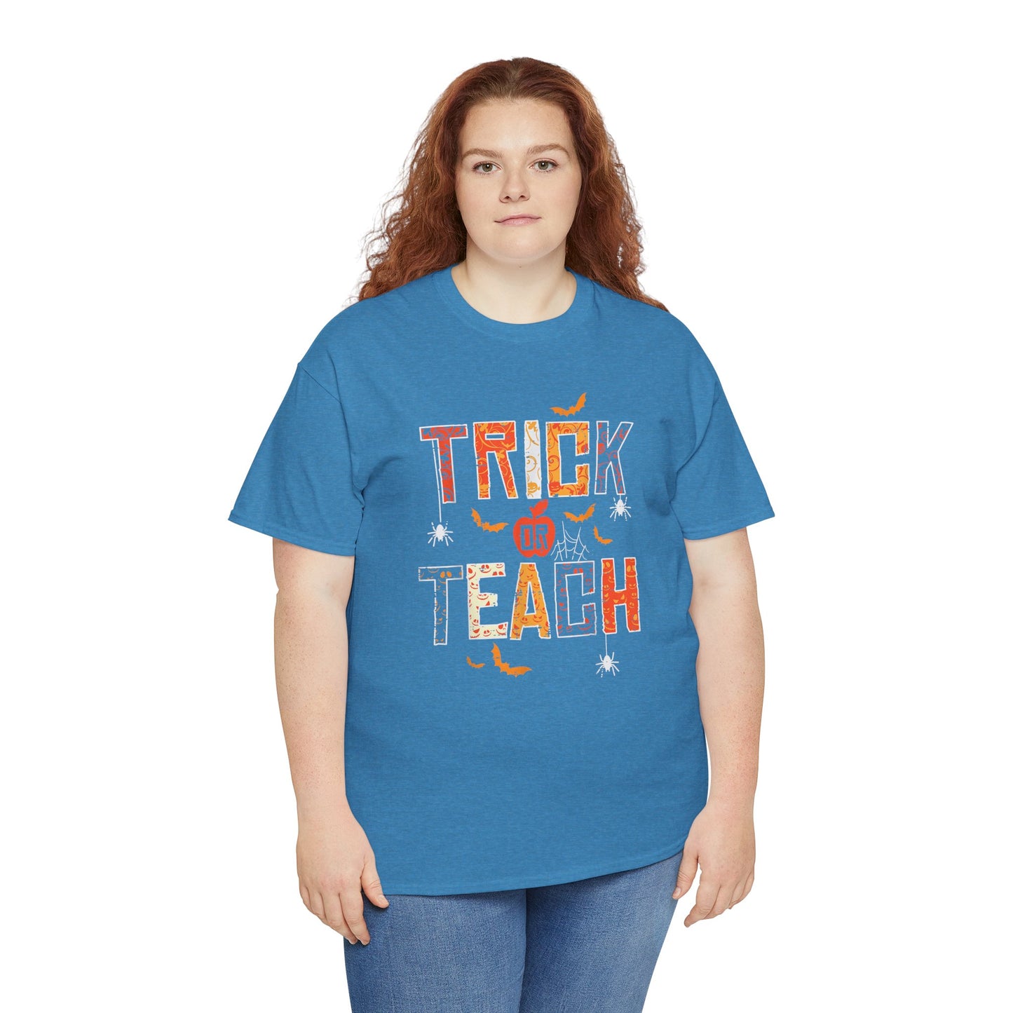 Personalized Halloween Tee - Trick or Teach, Unisex Cotton