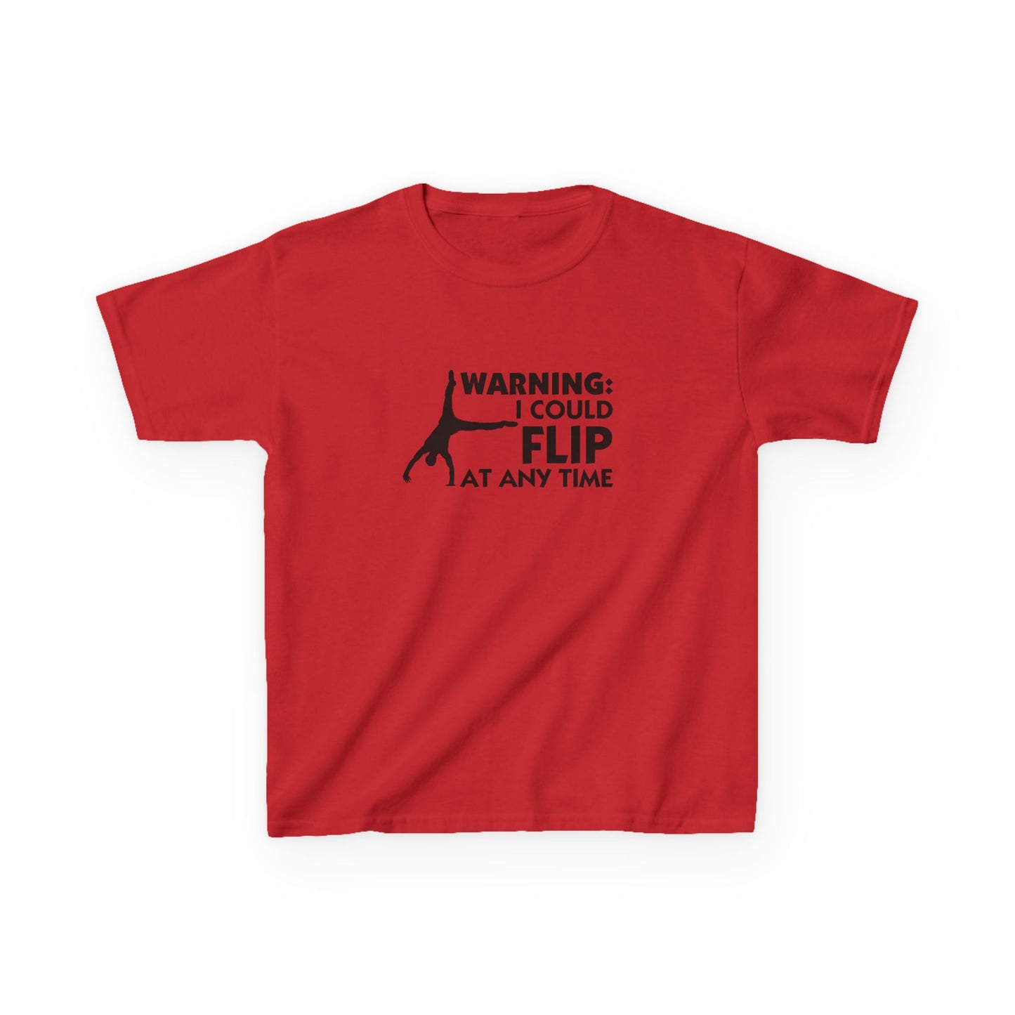 Gymnastics Warning: I Could Flip Kids Tee