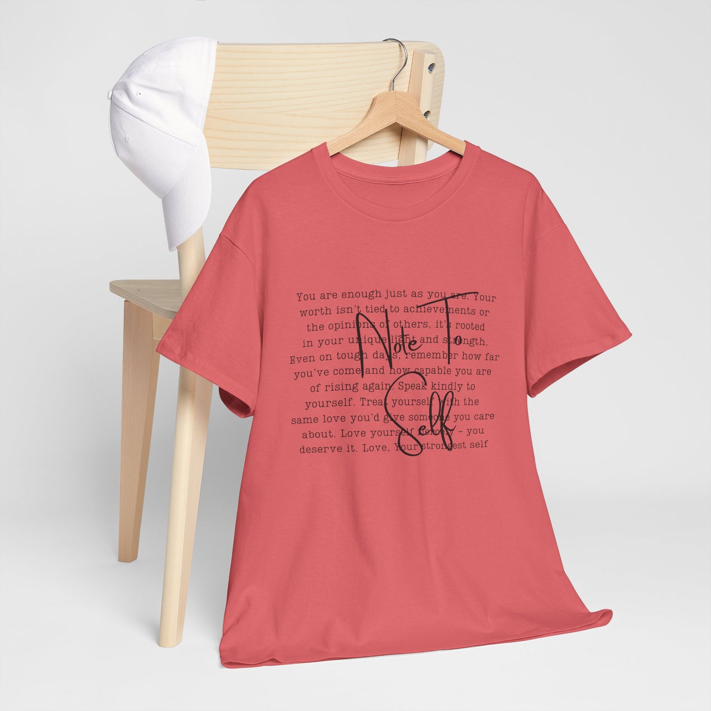 Note to self Motivational Graphic Tee