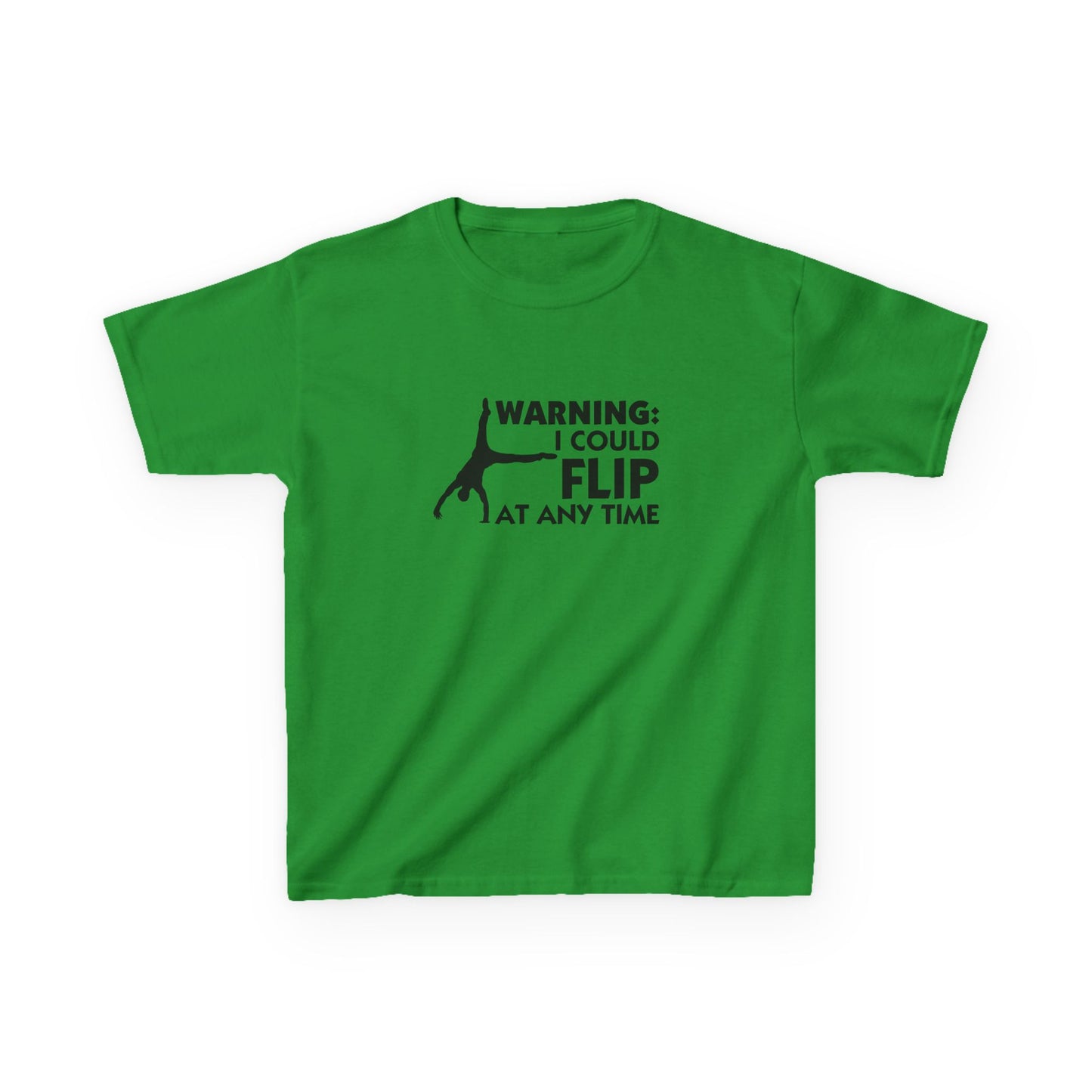 Gymnastics Warning: I Could Flip Kids Tee
