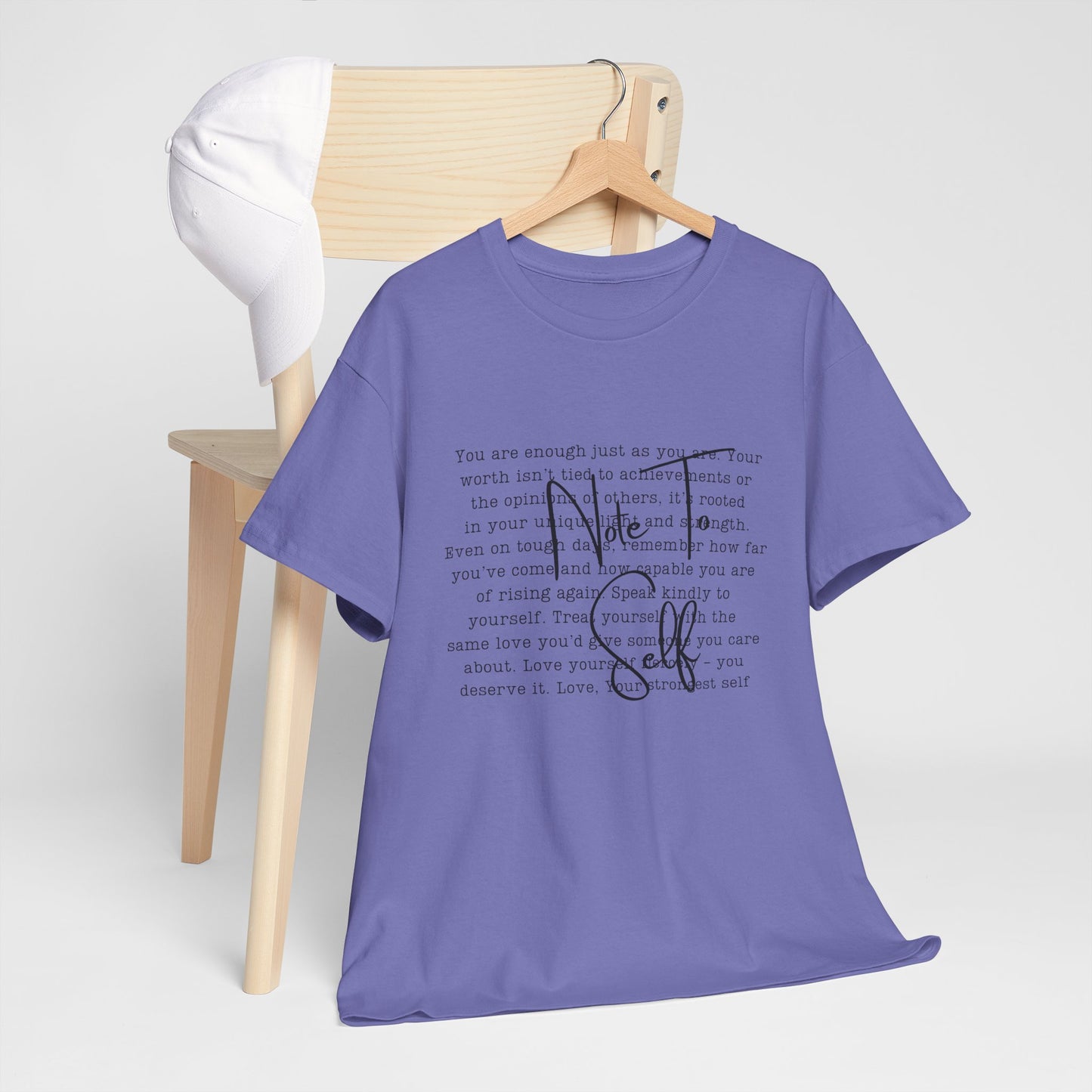 Note to self Motivational Graphic Tee